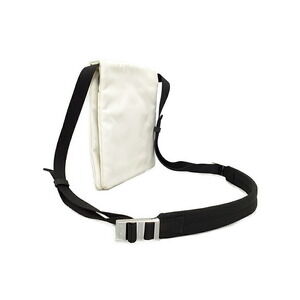 Prada Tessuto messenger Leather Crossbody Nero Black bag saffiano